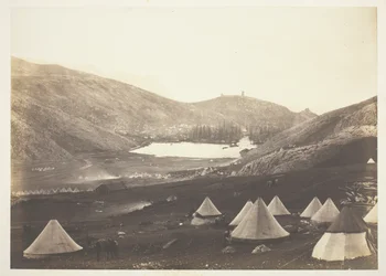 Balaklava vanaf de heuvel van de wacht