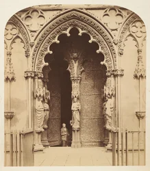 Centrale deuropening, westportaal, kathedraal van Lichfield