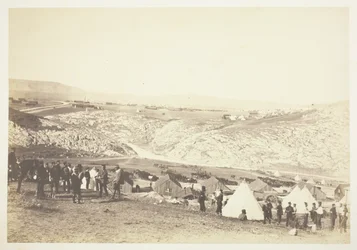 Kampement van de artillerie