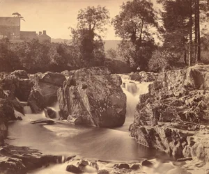 Watervallen van de Llugwy, bij Pont-y-Pair, 1857