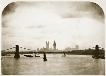 Houses of Parliament in aanbouw, Londen, c.1858