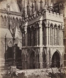 Lincoln kathedraal: De Galilee Porch, c. 1857