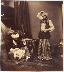 Muzikant en danseres