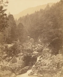 Aan de Llugwy, onder de Swallow Falls.