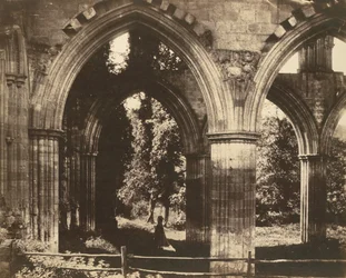 Rievaulx Abbey, het hoofdaltaar, 1854