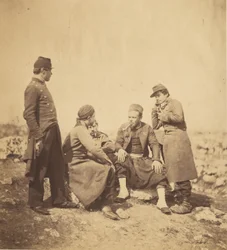 Zouaven en liniesoldaten