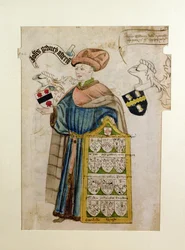 John Gedney in de gewaden van de stadswethouder, ca.1450