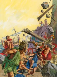 De gigantische Laestrygonians