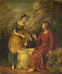 De vrouw bij de bron