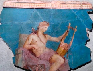 Apollon speelt lier of cithar, Rome