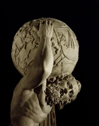 Atlas, kopie van een Grieks Hellenistisch origineel (detail)