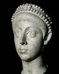 Buste van de Oost-Romeinse keizer Flavius Arcadius (377-408) Istanbul, Archeologisch Museum