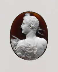 Cameeportret van keizer Augustus, ca. 41-54 n.Chr.