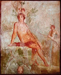 Eros en Narcissus (fresco)