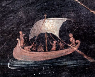 Vissersboot (fresco)
