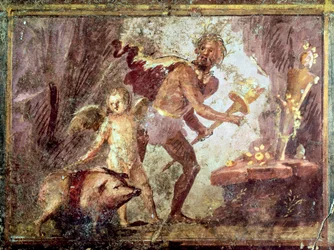Fresco van Villa der Mysteriën, Pompeii