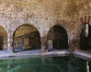 Frigidarium, Caldes de Montbui, Barcelona, Spanje, 2e-1e eeuw v.Chr.