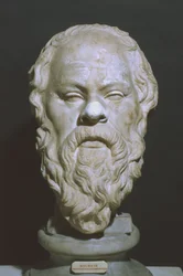 Hoofd van Socrates