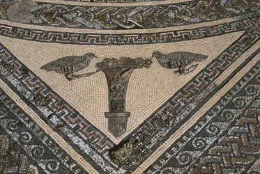 Huis van Orpheus, Orpheus omringd door wilde dieren (detail)