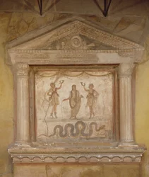 Huishoudelijk heiligdom, uit de Casa dei Vetti (Huis van de Vettii)