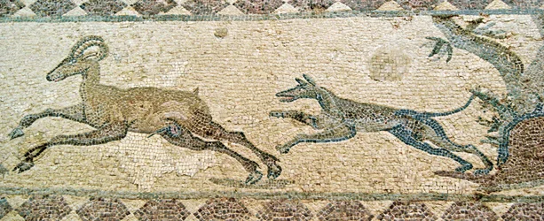 Jachtscène, Huis van Dionysos, Paphos, Cyprus