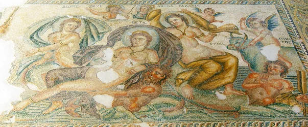 Nereïden en Bythos, Huis van Aion, Paphos, Cyprus