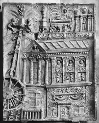 Reliëf met een lier, laat 1e eeuw na Christus