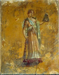 Romeinse kunst: voorstelling van Melpomene, muze van tragedies