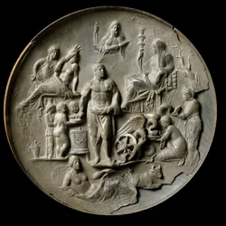 Zilveren patera van Aquileia met een allegorie van vruchtbaarheid