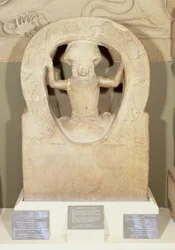 De Geboorte van Mithras uit het Mithraeum in Housesteads