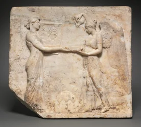 Reliëf van Apollo met Nike, 27 v.Chr.-14