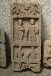Stèle met menselijke figuren, Hoge Keizerlijke Periode (27 v.Chr.-395 n.Chr.)