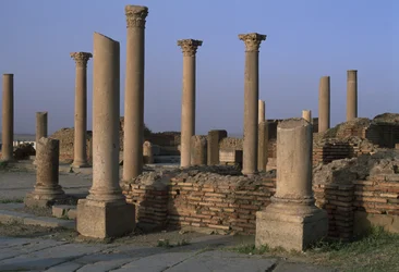 Uitzicht op de Bibliotheek, ca. 100 AD, Hoge Keizerlijke Periode (27 BC-395 AD)