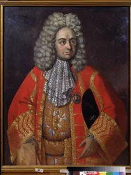 Portret van Grigory Dmitrievich Stroganov