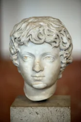Hoofd van de Romeinse keizer Caracalla als kind (188 - 217 AD)