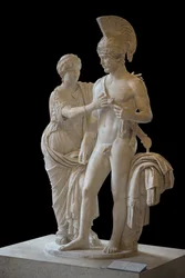 Keizerlijk Koppel in Mars en Venus (tussen 120 en 140 AD) sculptuur