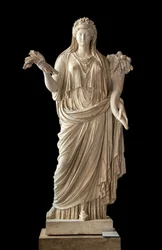 Kunst Rome Portret van de keizerin Livia afgebeeld als Ceres (58 BC - 29 AD) marmer
