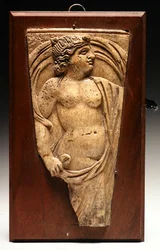 Fragment van reliëfapplicatie, 2e-3e eeuw na Christus
