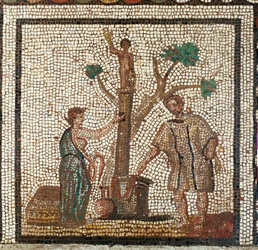 Offer aan Ceres of Apollo (mozaïek)
