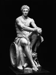 De Ares Ludovisi, kopie van een Grieks origineel uit de 4e eeuw v.Chr.