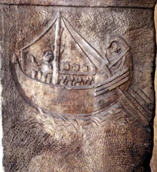 Transportboten uit de Romeinse tijd.