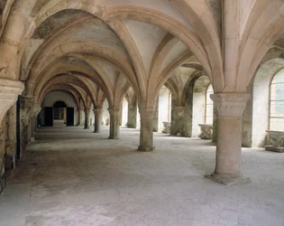 Uitzicht op scriptorium