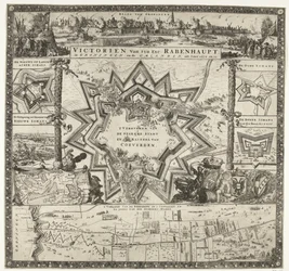 Overwinningen van Rabenhaupt in Groningen in de jaren 1672-1673