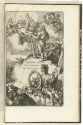 Titelprent voor het derde deel van Guerres de Flandres