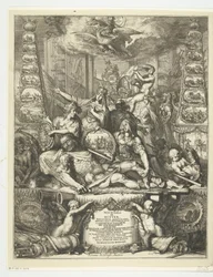 Allegorie op de dood van Michiel de Ruyter, 1676