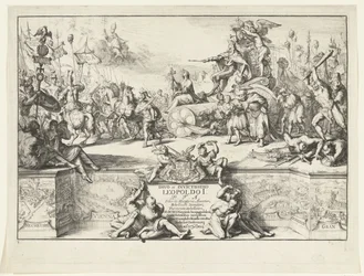 Allegorie op de overwinningen van Leopold I