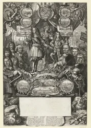 Allegorie op de overwinningen van Willem III in 1673