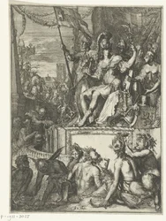 Allegorische voorstelling van de handel