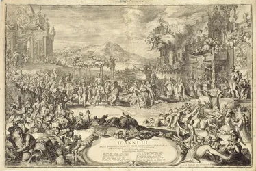 Kroningsintocht van Jan III (1629-96) in Polen, 1675