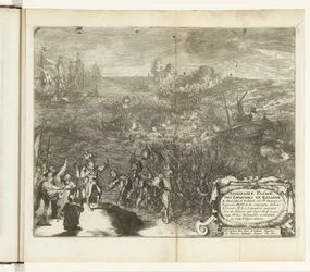 Nachtelijke tocht van de Spaanse soldaten naar Duiveland, 1575